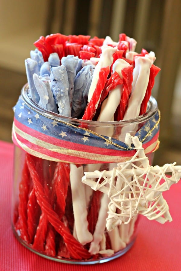 Patriotic Twizzlers Flag from Clever Housewife