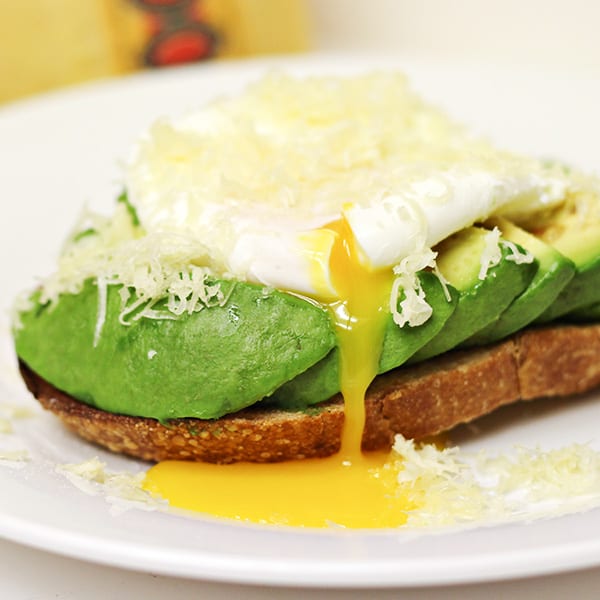 Poached Egg and Avocado on Sourdough Toast Recipe from Home Cooking Memories