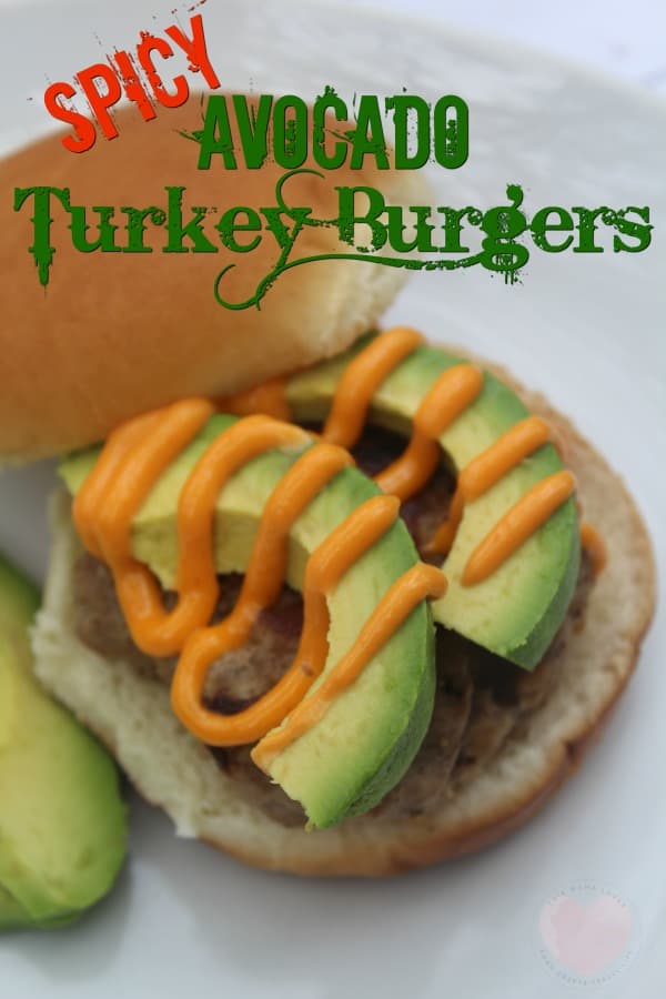 Spicy Avocado Turkey Burger Recipe from This Mama Loves blog