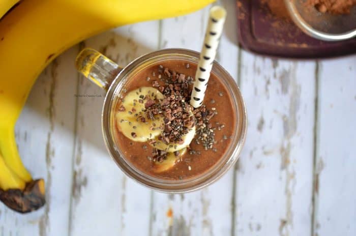 Superfood Chocolate Banana Smoothie from The Not So Creative Cook