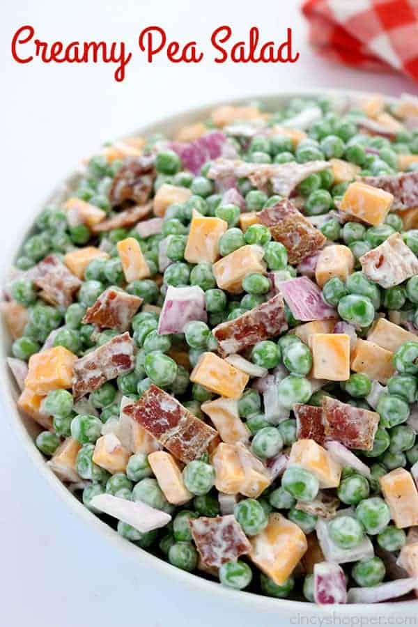 Creamy Pea Salad from Cincy Shopper