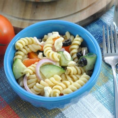 Our Favorite Greek Pasta Salad Recipe