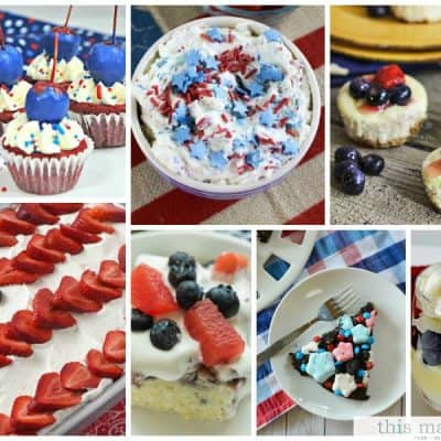 Fun Patriotic Dessert Recipe Ideas for Fourth of July from This Mama Loves