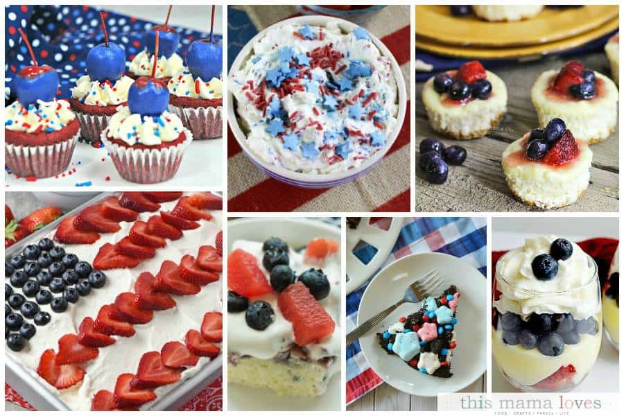 Fun Patriotic Dessert Recipe Ideas for Fourth of July from This Mama Loves