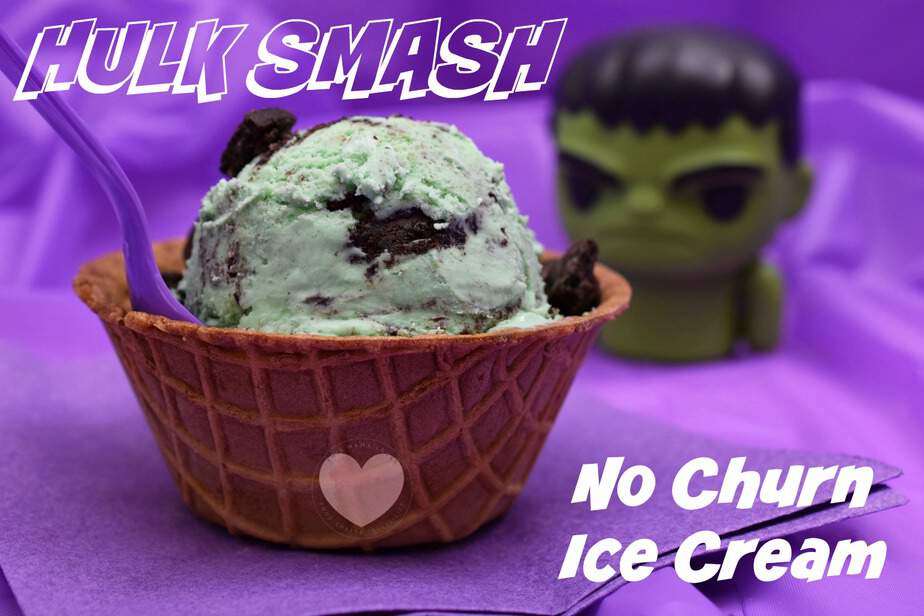 Hulk Smash No Churn Ice Cream Recipe