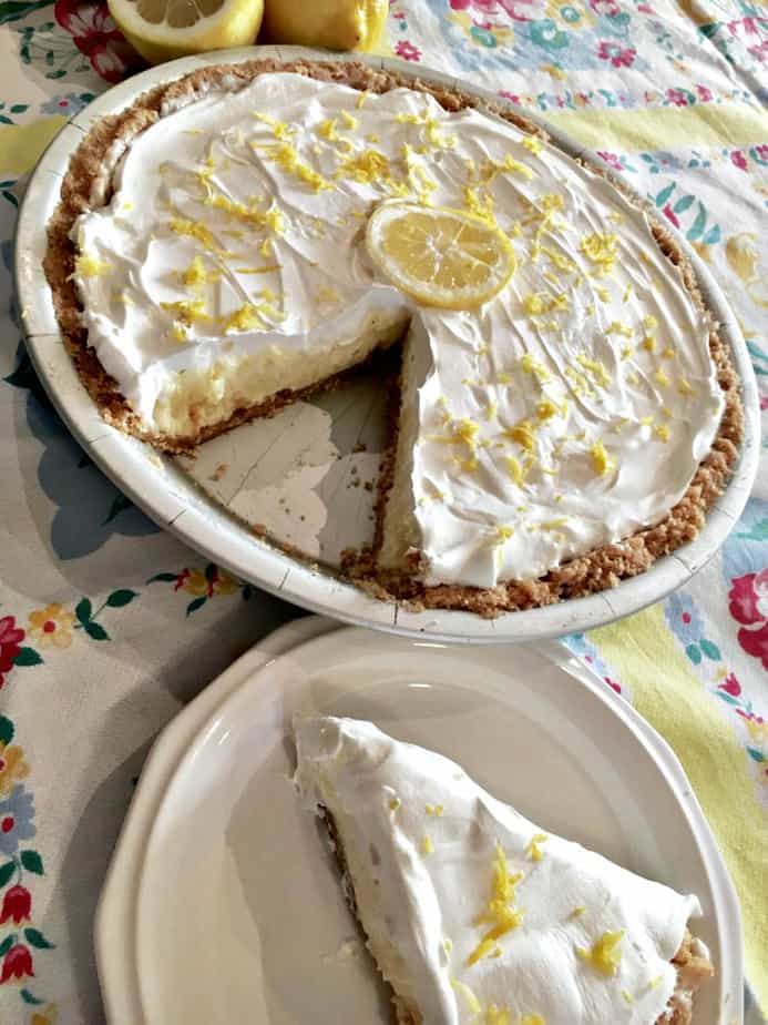 No Bake Lemon Cheesecake Pie from A Fun and Frugal Life