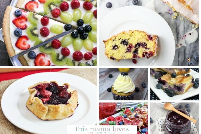 Summer Blueberries Recipes from This Mama Loves