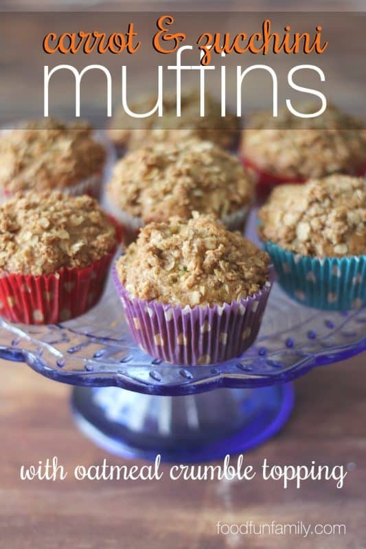 Carrot and Zucchini Muffins from Food Fun Family