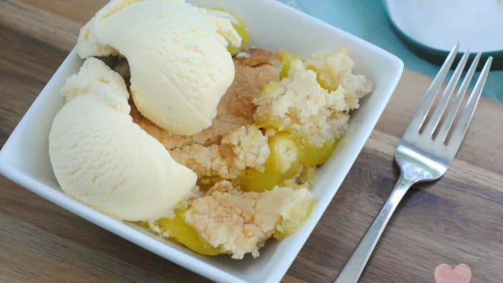Instant Pot Lemon Dump Cake