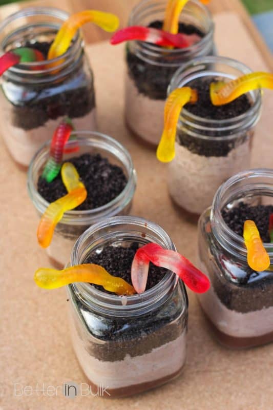 Mason Jar Dirt Pudding from Food Fun Family