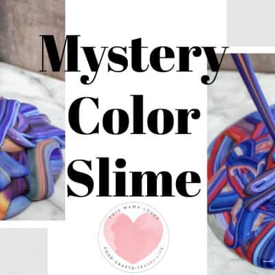 Mystery Color Homemade Slime Recipe