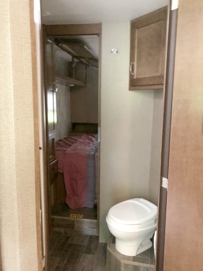 bathroom in RV