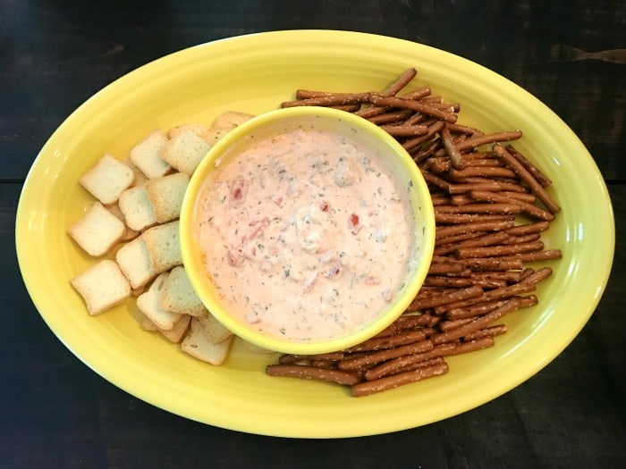 easy bruschetta dip recipe above