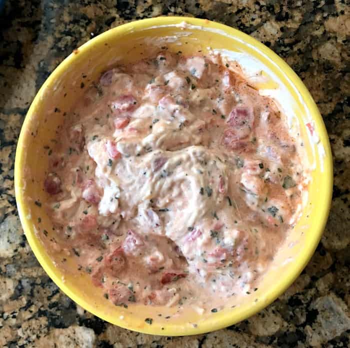 easy bruschetta dip recipe bruschetta mixed in