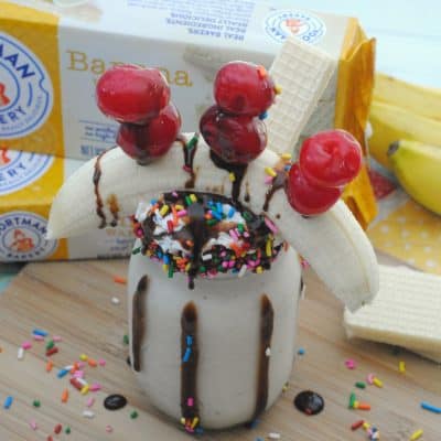 All Natural Banana Split Freakshake 5