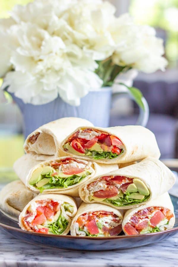 BLT Wraps with Avocado and Mozzarella from The Kittchen