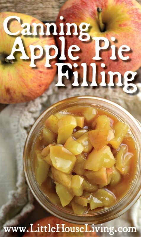 Canning Apple Pie Filling from Little House Living