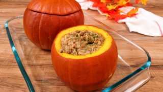 How to make a Meal in a Pumpkin