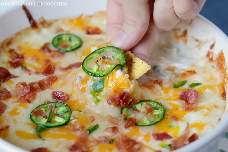 Instant pot jalapeno popper chicken dip from meatloaf and melodrama