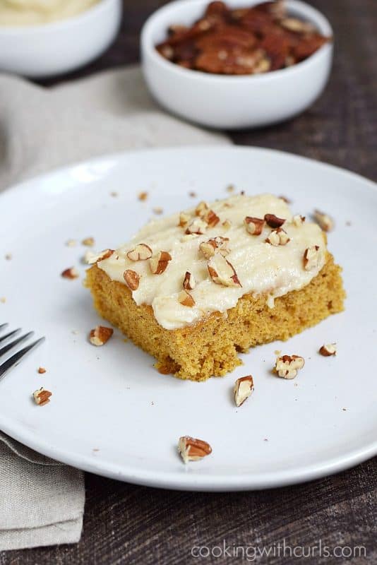 Pumpkin Spice Bars from Cooking with Curls