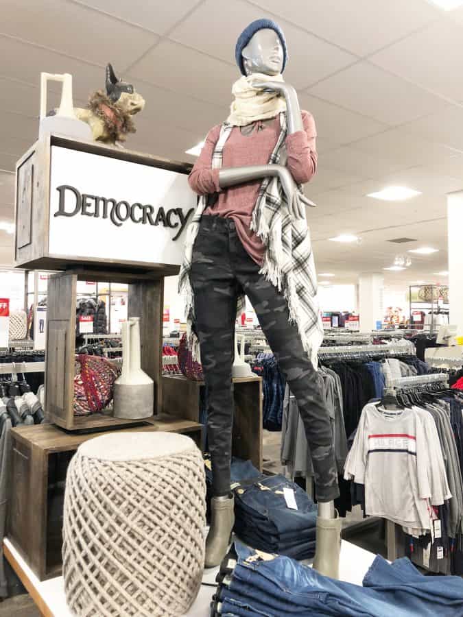 Democracy brand high end clothing 