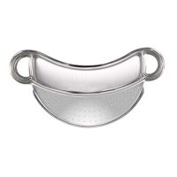 Stainless Steel Pot Strainer, Pasta Strainer with Handle, Food Strainer and Sieve Easy Draining of Spaghetti Vegetables Colander