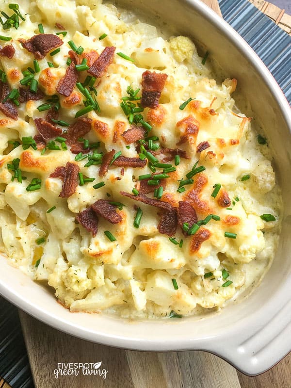 Cauliflower Au Gratin from Five Spot Green Living