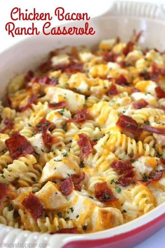 Chicken Bacon Ranch Casserole from Cincy Shopper