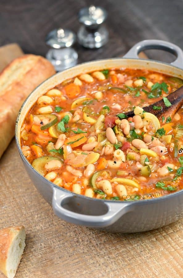 Instant Pot Minestrone Soup from Cooking with Curls