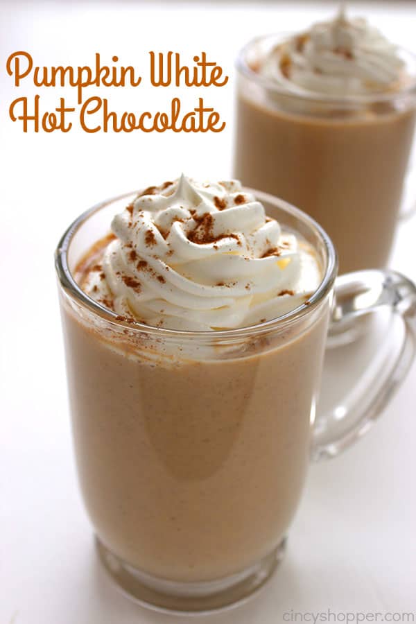 Pumpkin White Hot Chocolate from Cincy Shopper