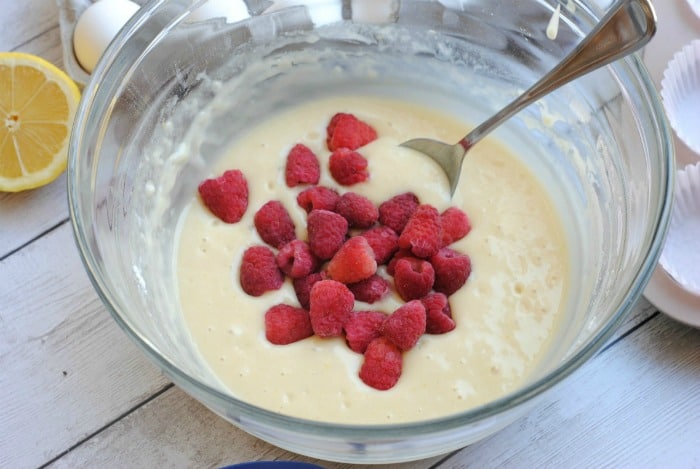 Raspberry Lemon Muffins