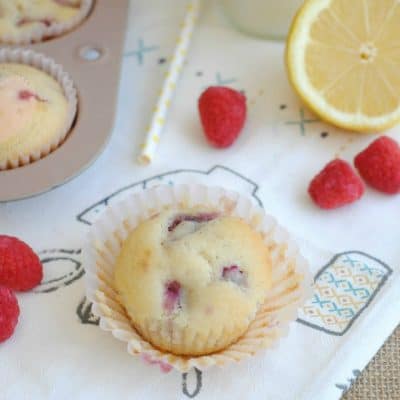 Raspberry Lemon Muffins + Peek at Sunset Bronze Appliances