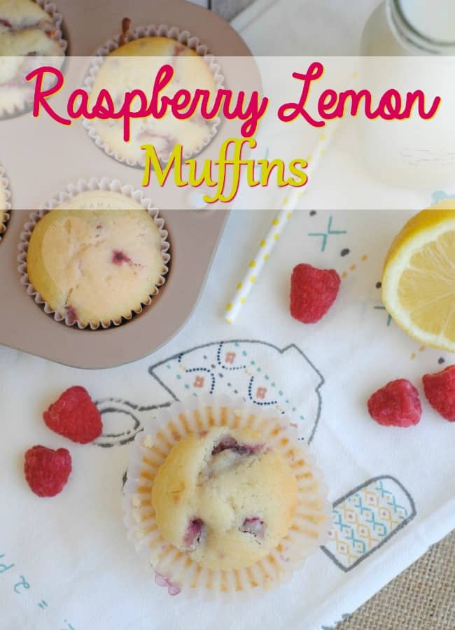 Raspberry Lemon Muffins Recipe from This Mama Loves