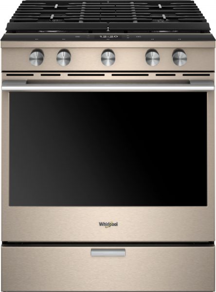 Whirlpool Sunset Bronze Gas Convection Range