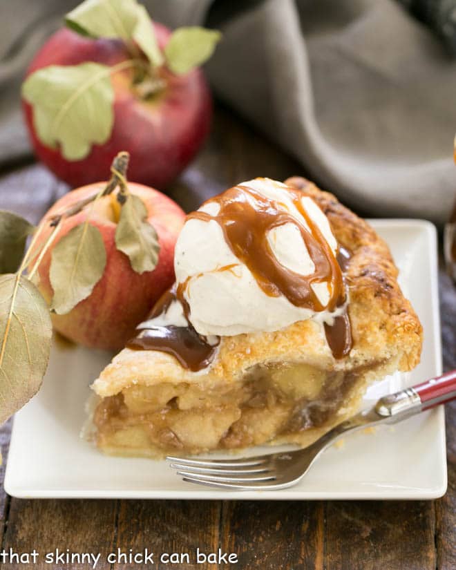 Caramel Apple Pie from That Skinny Chick Can Bake