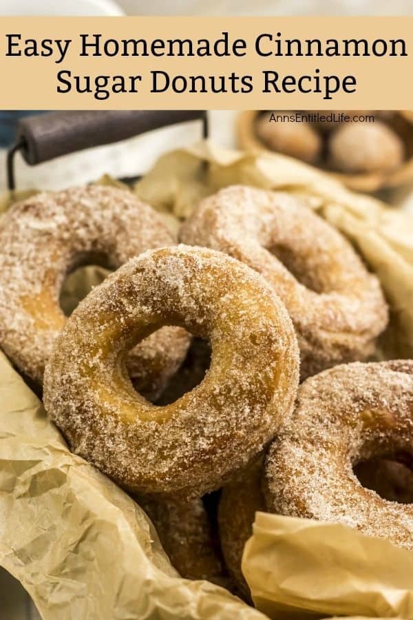 Easy Homemade Cinnamon Sugar Donuts from Ann’s Entitled Life