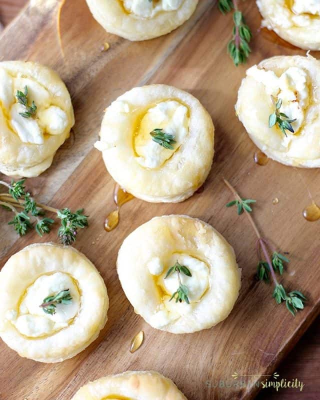 Easy Goat Cheese and Honey Bites from Suburban Simplicity