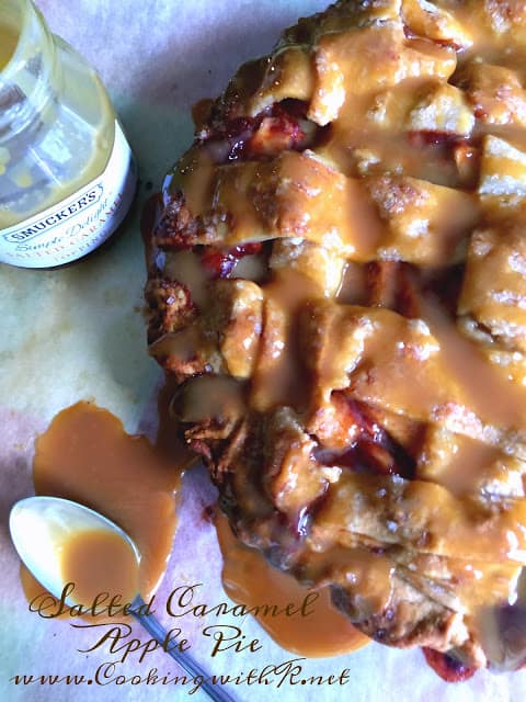 Salted Caramel Apple Pie from Cooking with K