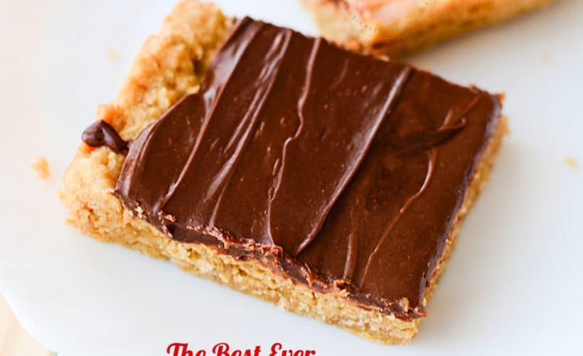 The Best Ever Oatmeal Peanut Butter Bars Recipe from This Mama Loves