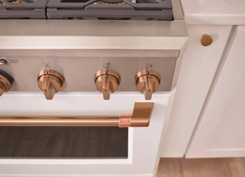 cafe matte bronze knobs customizable appliances