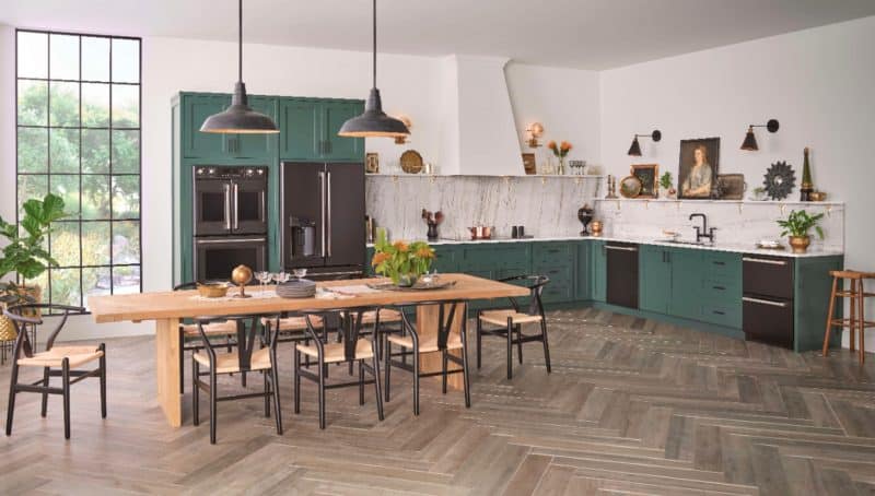 cafe matte green customizable appliances