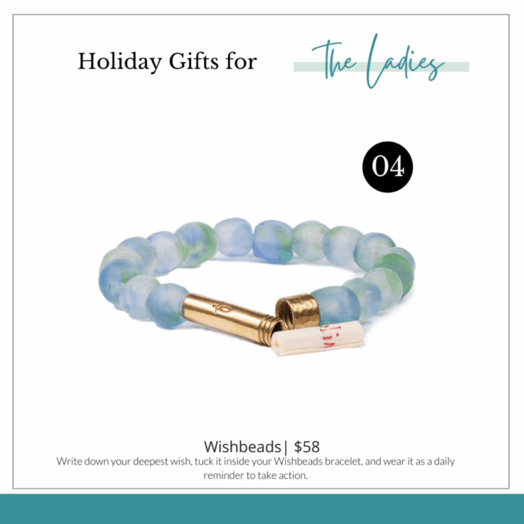 image of recycled glass bead wishbeads bracelet