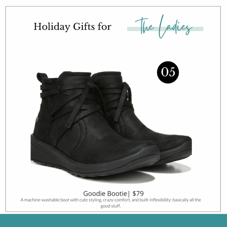 image black washable goodie booties from bzees shoes