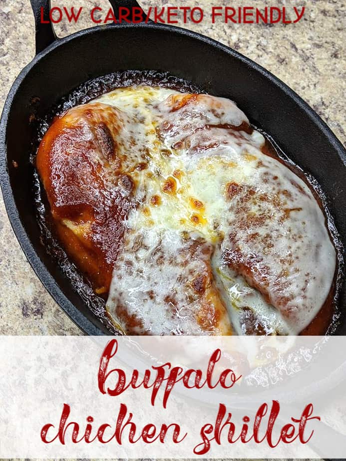 keto friendly buffalo chicken skillet