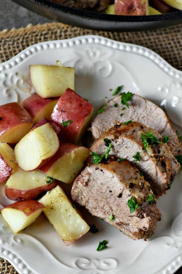 Simple Delicious Roasted Pork Tenderloin from Adventures of Mel