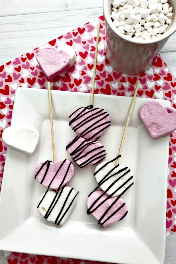 Valentine Hot Cocoa Marshmallow Hearts from Wonder Mom Wannabe