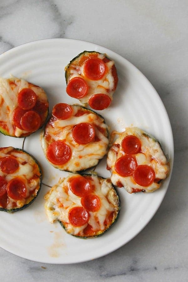 Zucchini Pizza Bites from Wonder Mom Wannabe