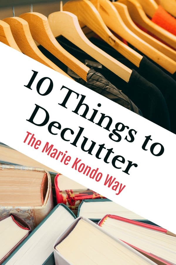 things to declutter marie kondo