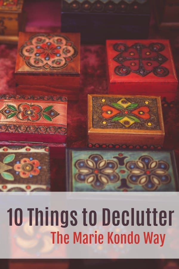 things to declutter marie kondo