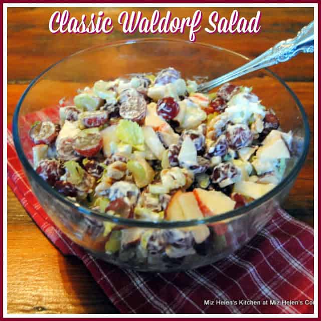 Classic Waldorf Salad from Miz Helen's Country Cottage